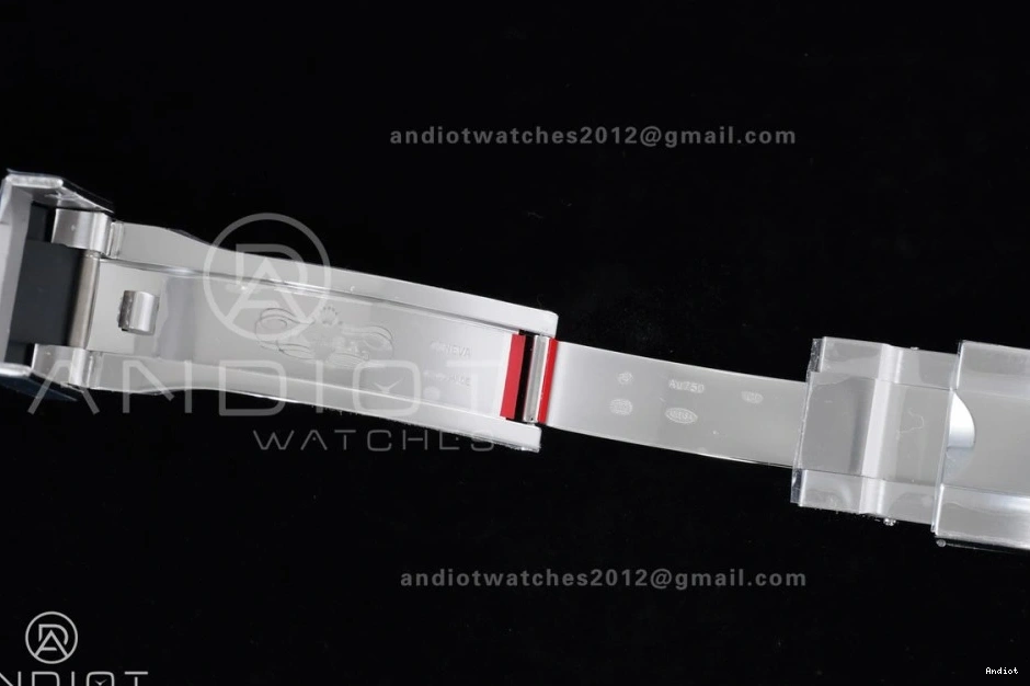 on Dial (Weighted) Oysterflex Silver VSF VS4131 Strap 1:1 Best Diamonds 126519 Daytona Edition Black V2 0306